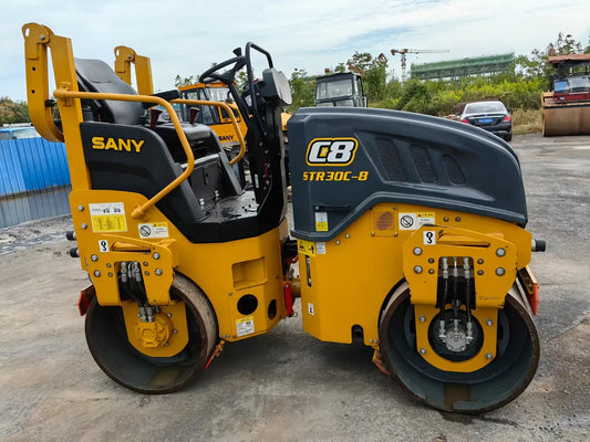 Used Sany STR30-8 Road Roller for Sale rear side view