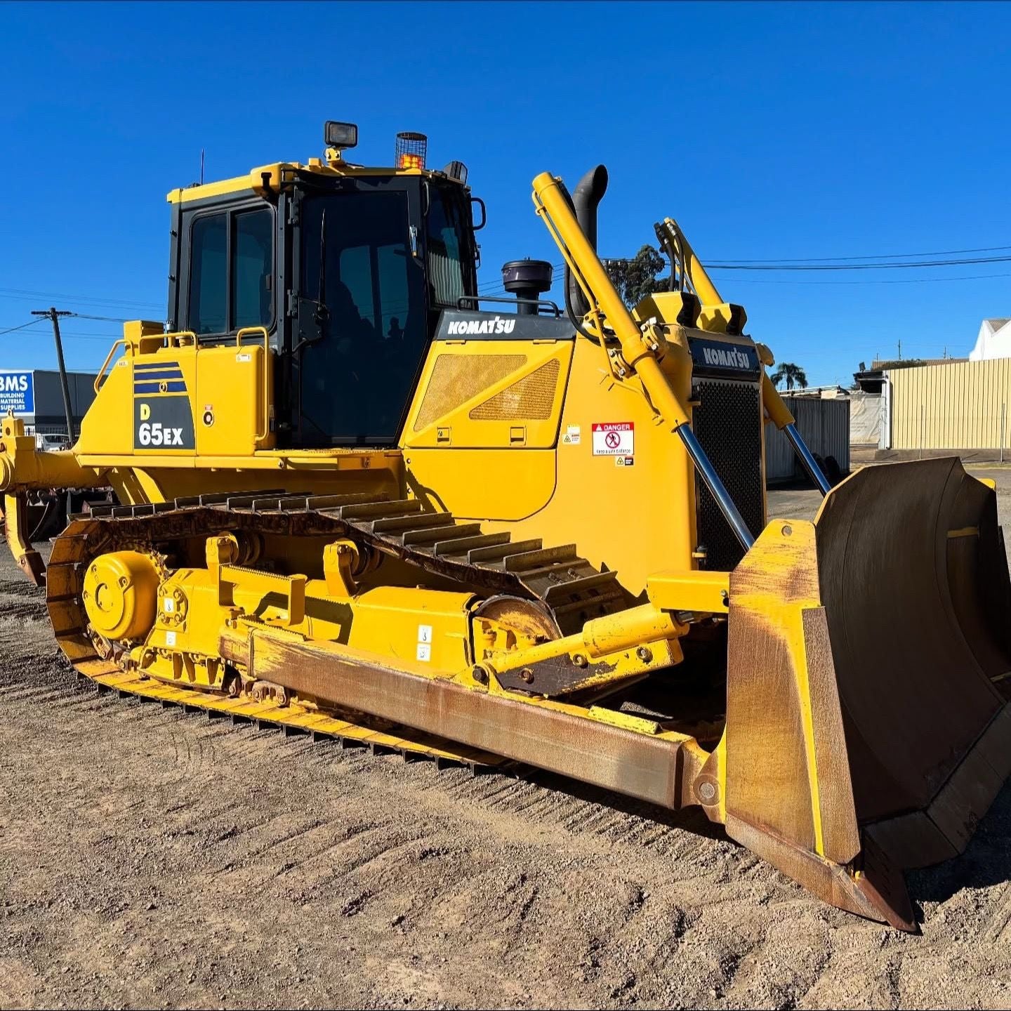 Used Komatsu 65EX Bulldozer for Sale front view
