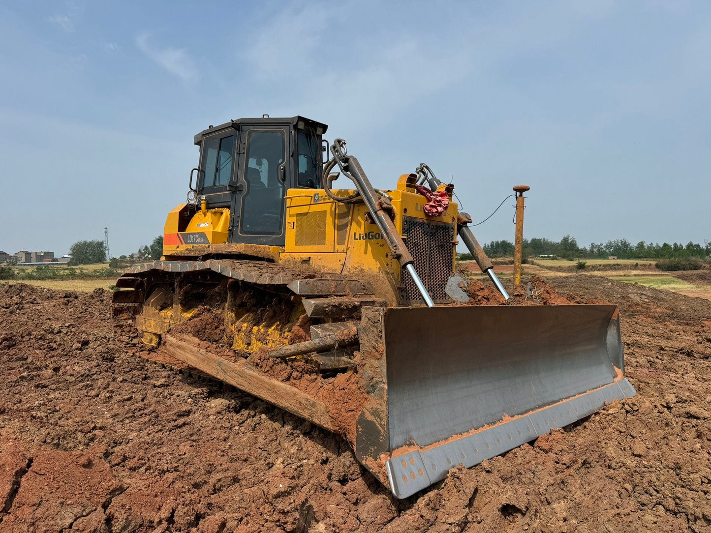 Used Liugong LD17C Bulldozer for Sale rear side view