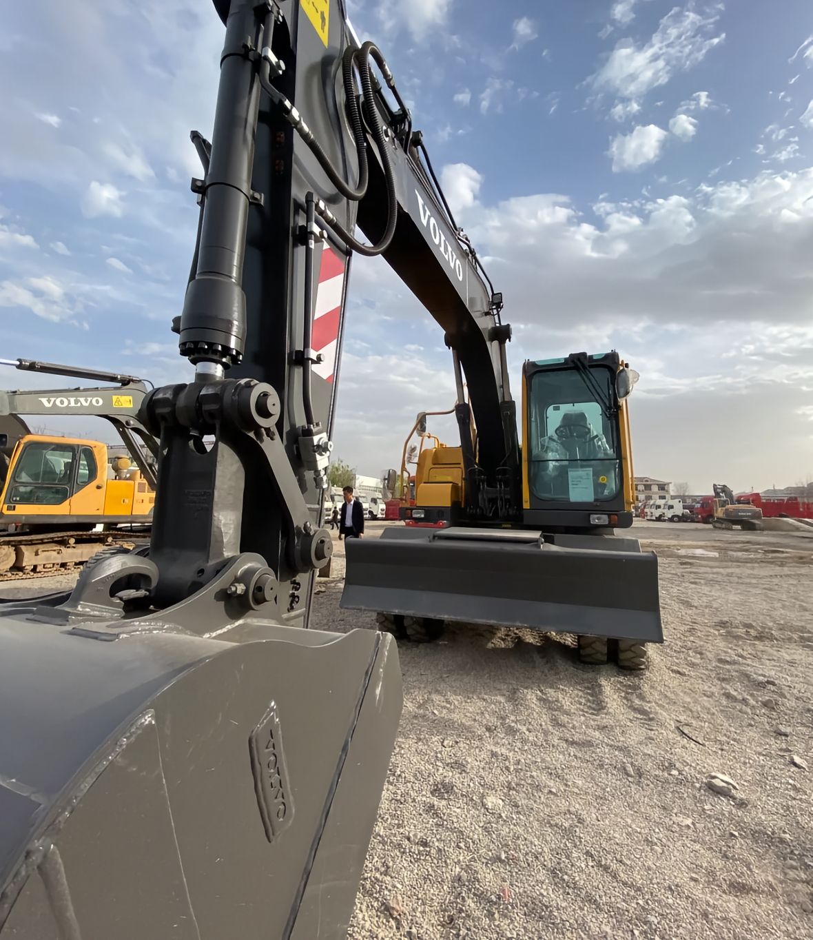 New Volvo EW145B Wheeled Excavator for Sale detail view