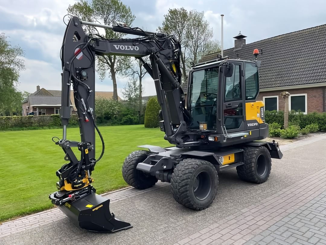 New Volvo EW60 Wheeled Excavator for Sale rear side view