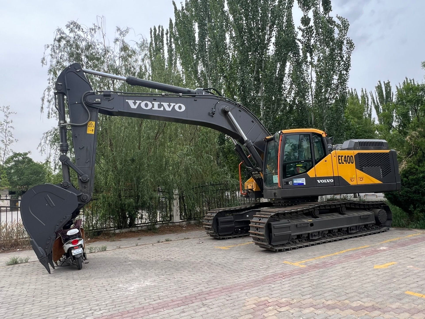 New Volvo EC400 CN4 Excavator for Sale rear side view