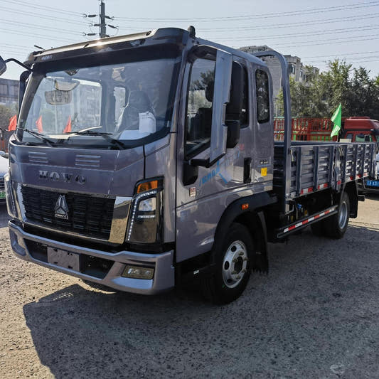 New Howo 160HP Flatbed Truck for Sale side view