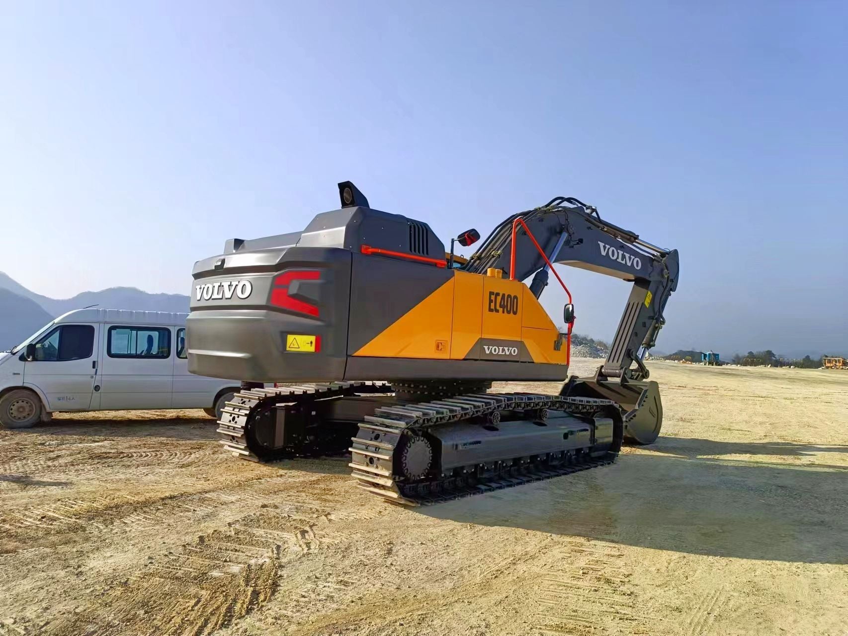 New Volvo EC400 Excavator for Sale rear side view