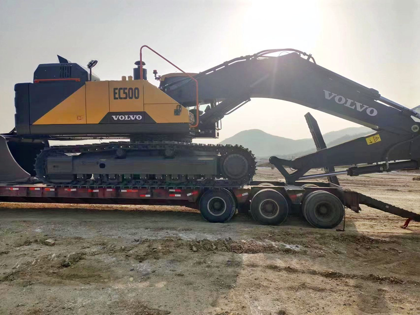 New Volvo EC500 Excavator for Sale rear side view