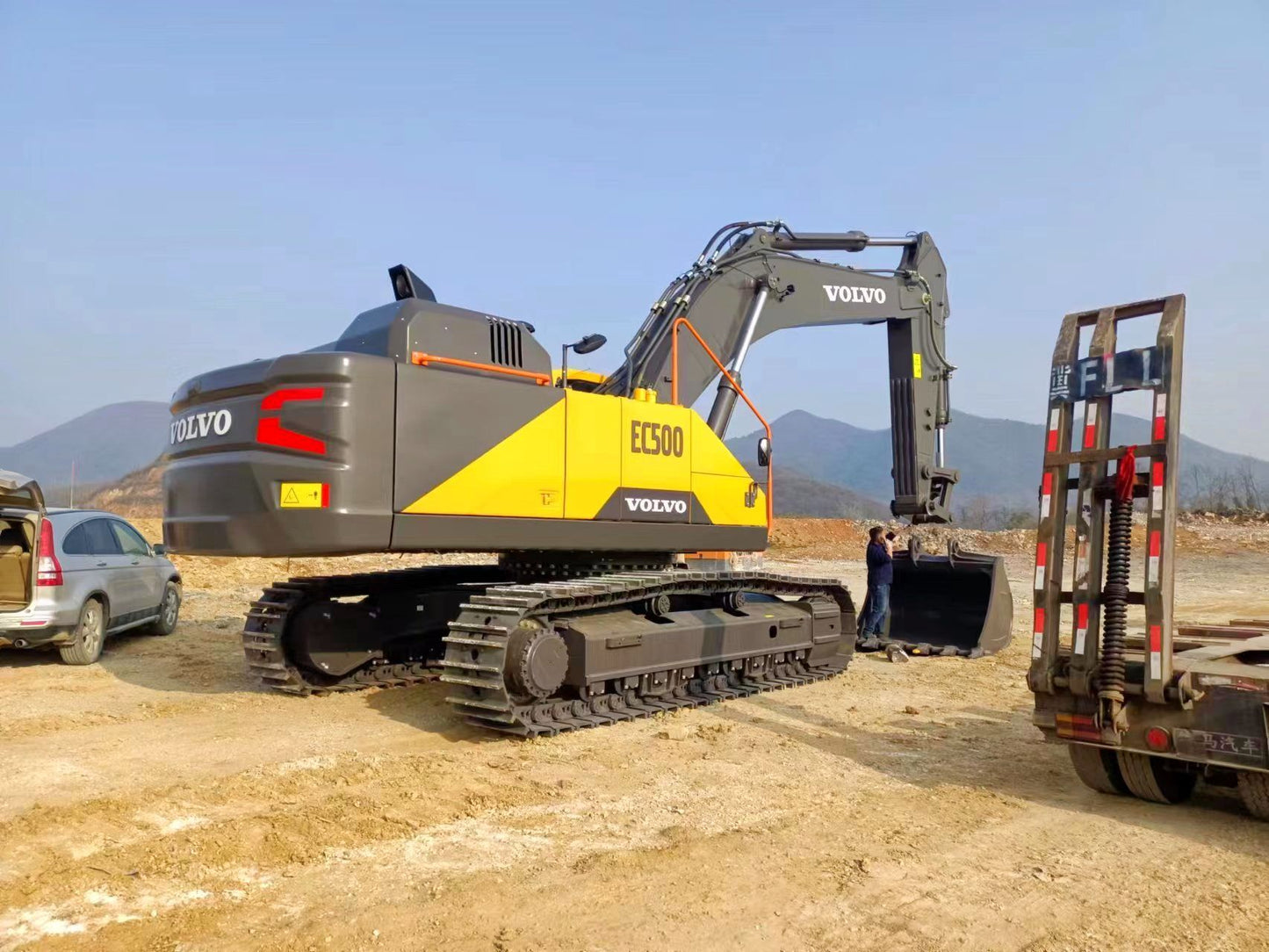 New Volvo EC500 Excavator for Sale front view
