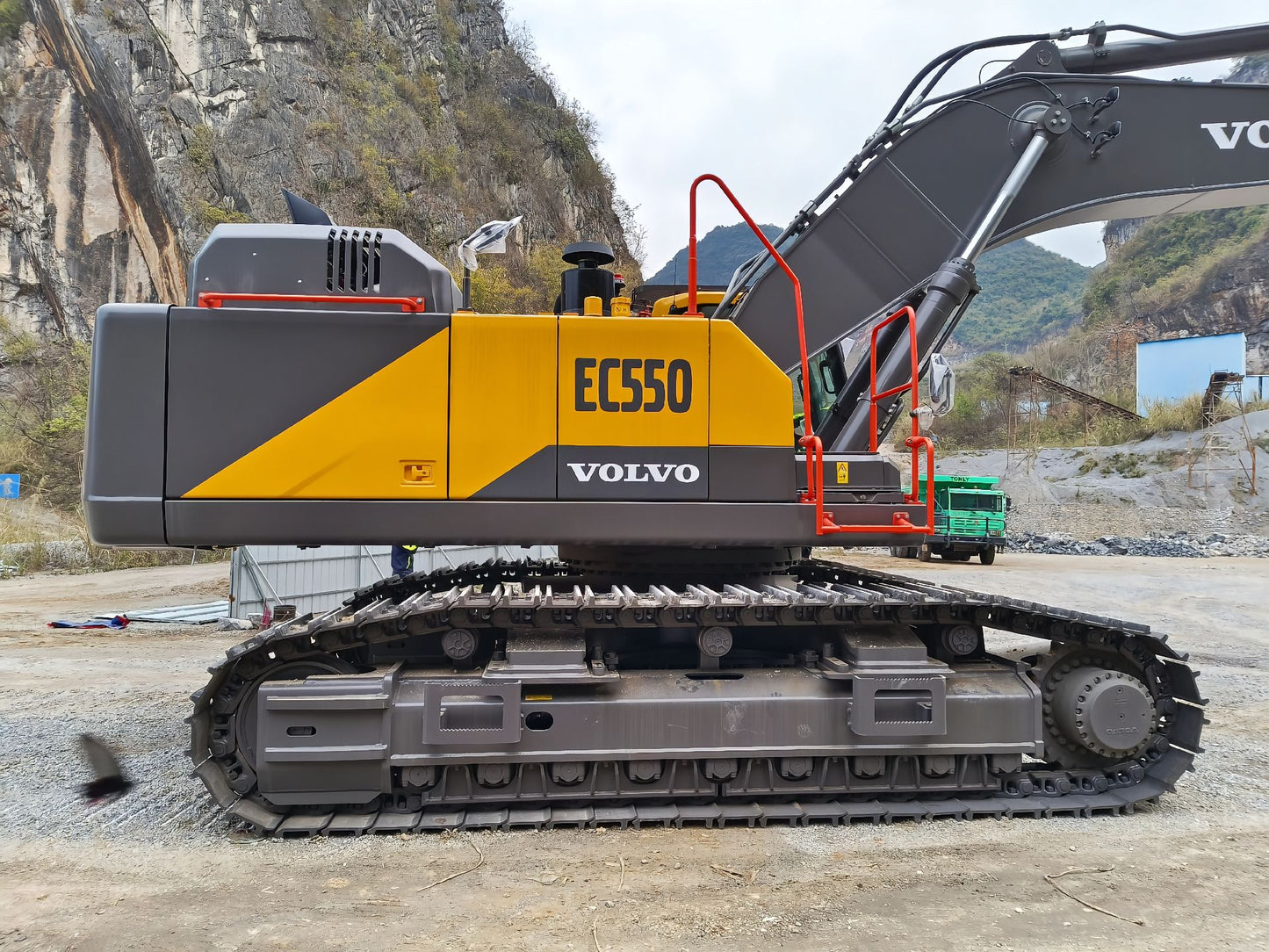 New Volvo EC550 Excavator for Sale front view
