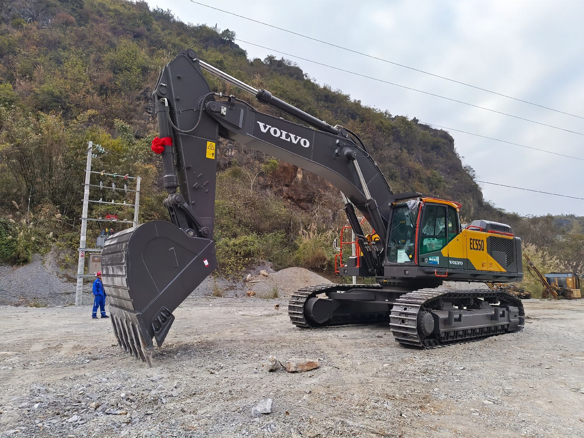 New Volvo EC550 Excavator for Sale detail view