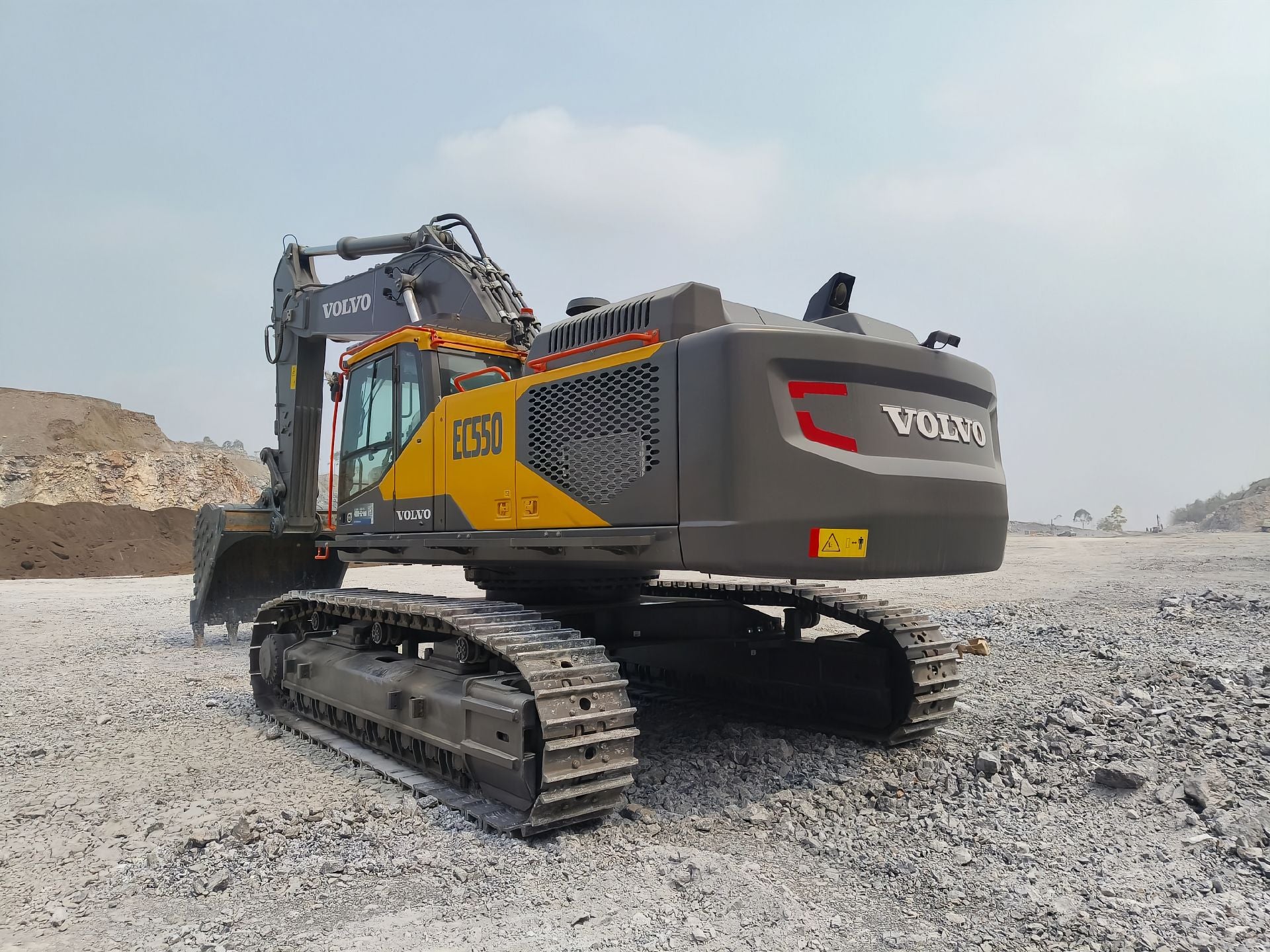 New Volvo EC550 Excavator for Sale detail view