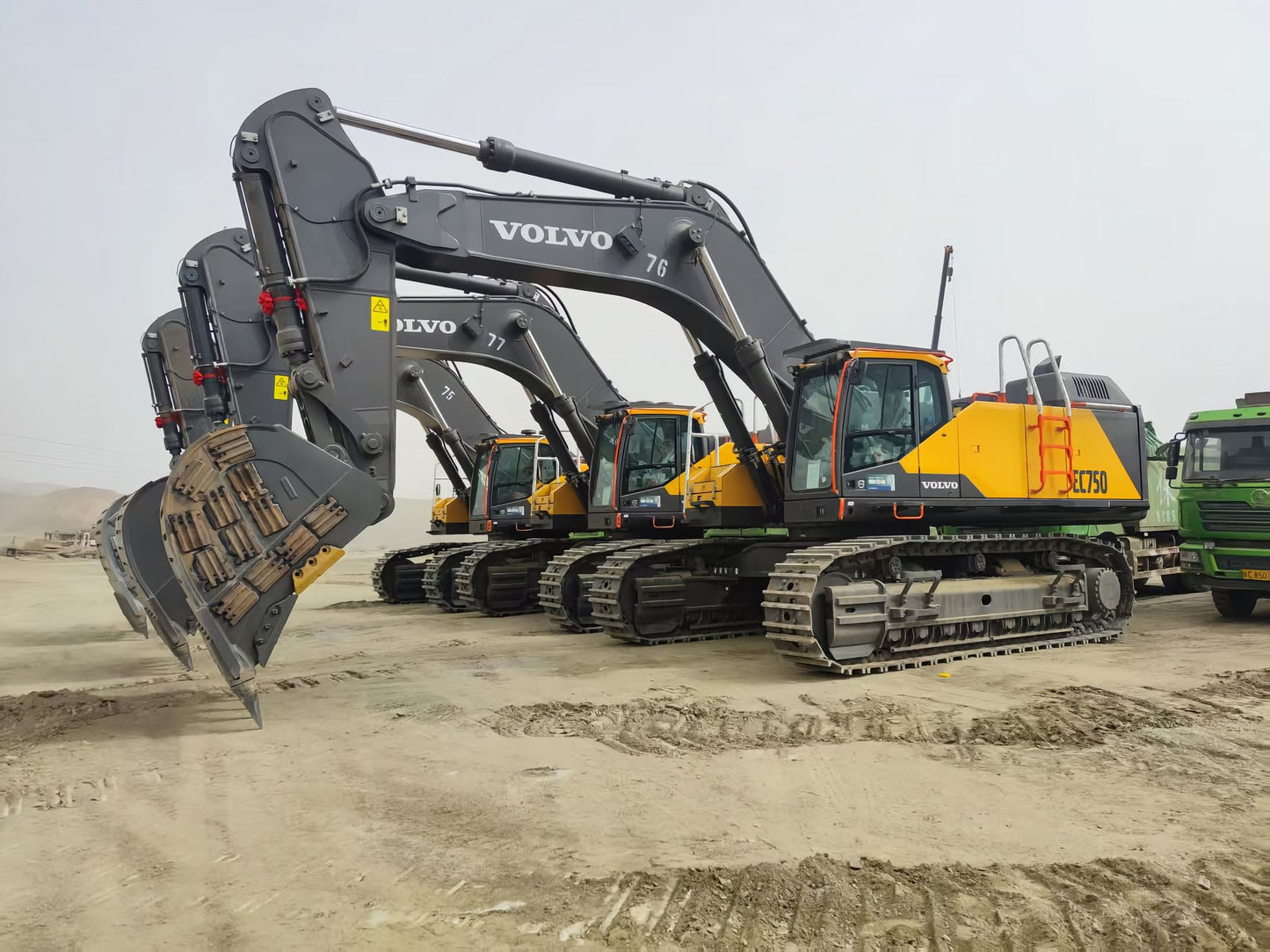 New Volvo EC750 Excavator for Sale detail view