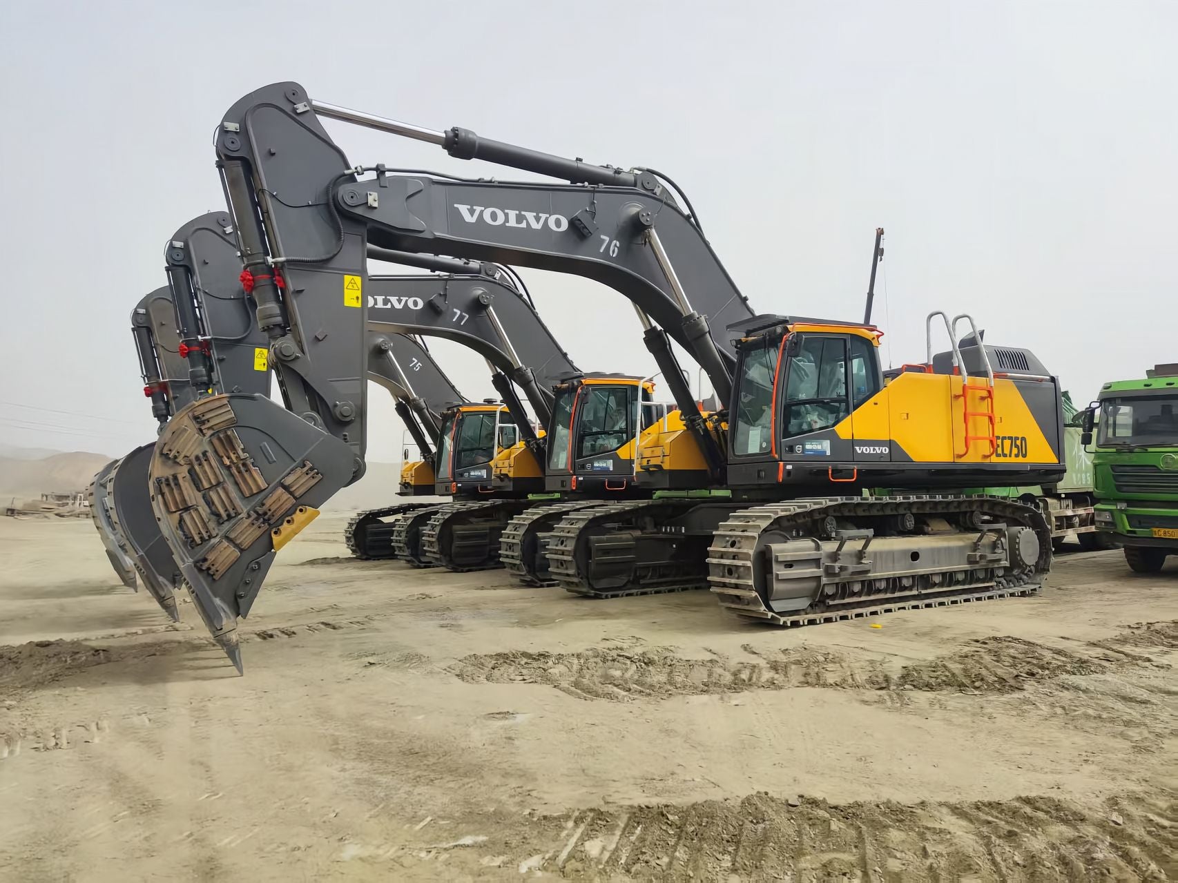 New Volvo EC750 Excavator for Sale detail view
