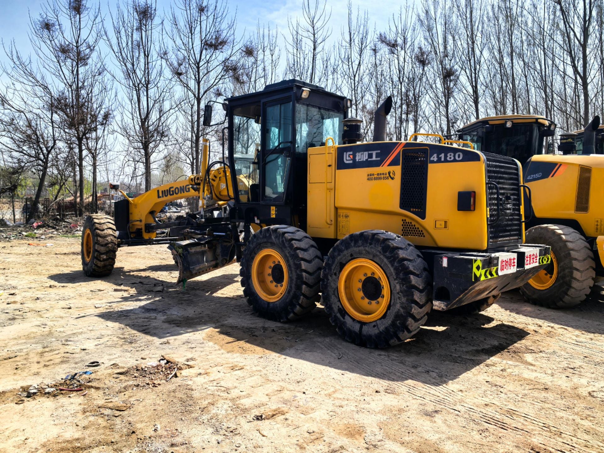 Used Liugong 4165DG4 Motor Grader for Sale rear side view
