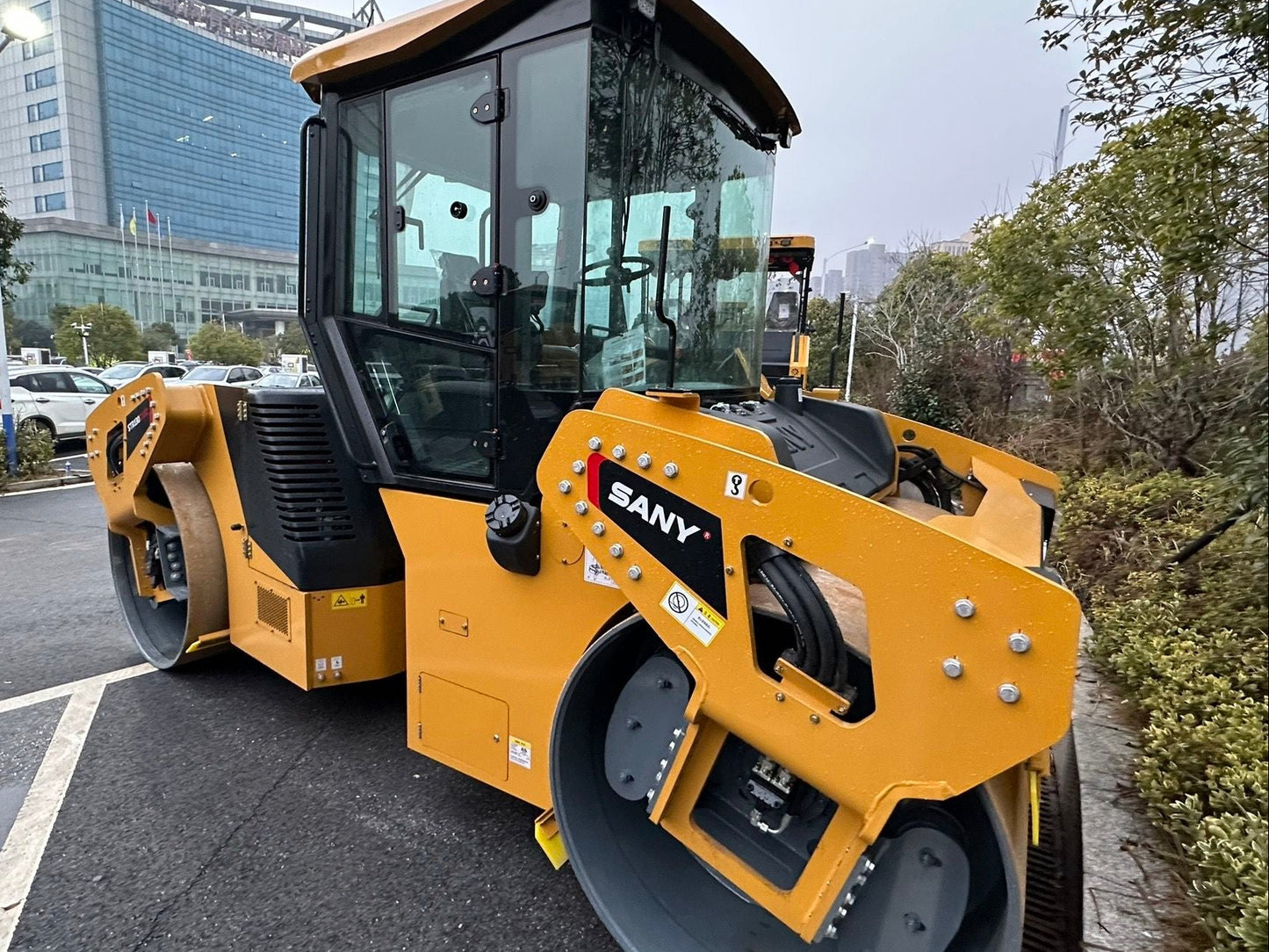 New Sany STR130C-10C Road Roller for Sale front view