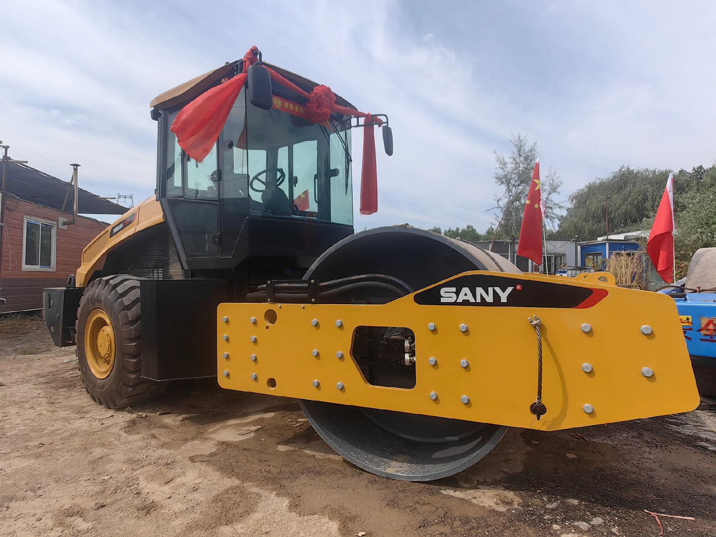 New Sany SSR220C-10H Road Roller for Sale rear side view