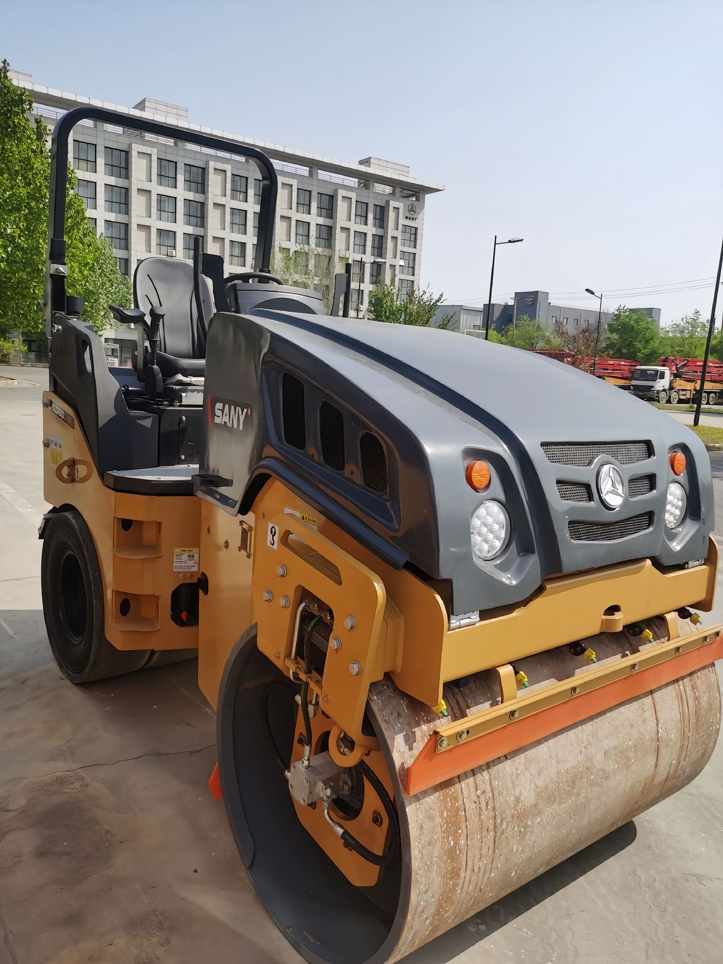 New Sany SZR50C-8K COMBINATION ROLLER Road Roller for Sale front view