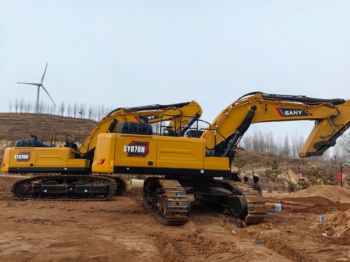 New Sany SY870H-S Excavator for Sale detail view