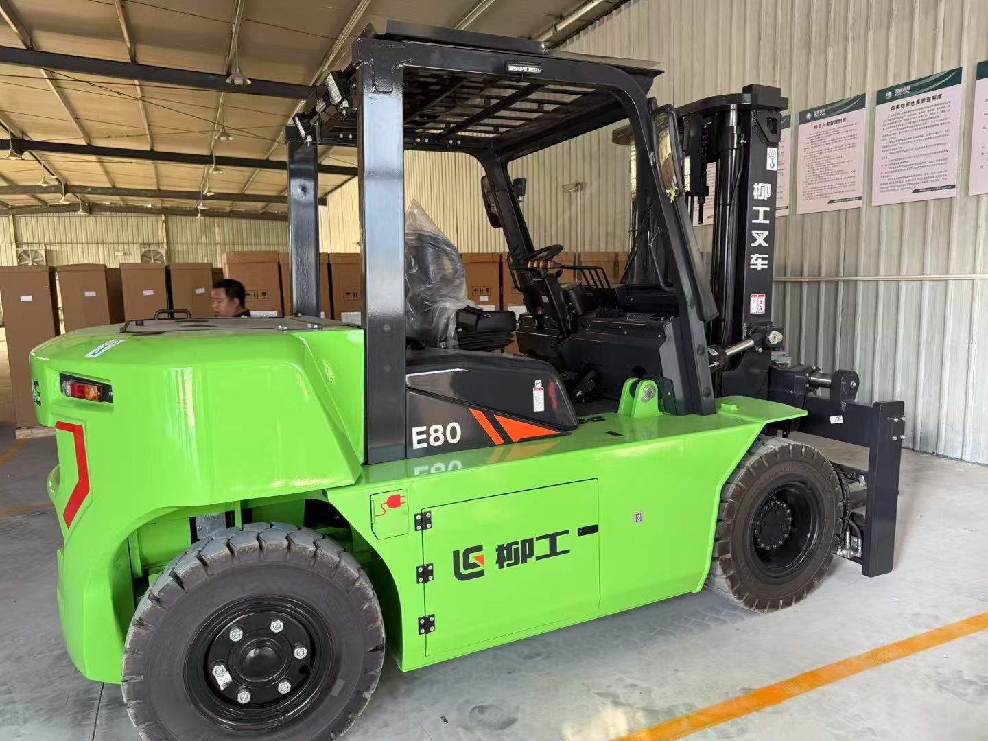 New Liugong CPD60/70/80-EH Forklift for Sale front view