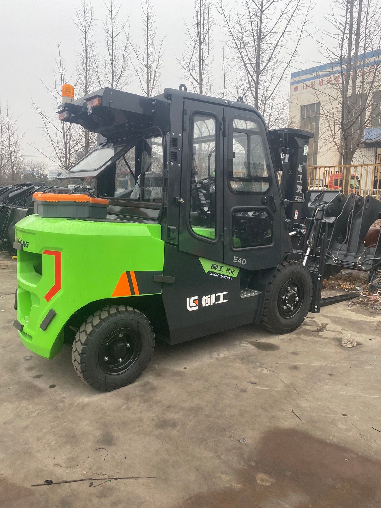 New Liugong CPD40/45/50L/50-EM Forklift for Sale rear side view