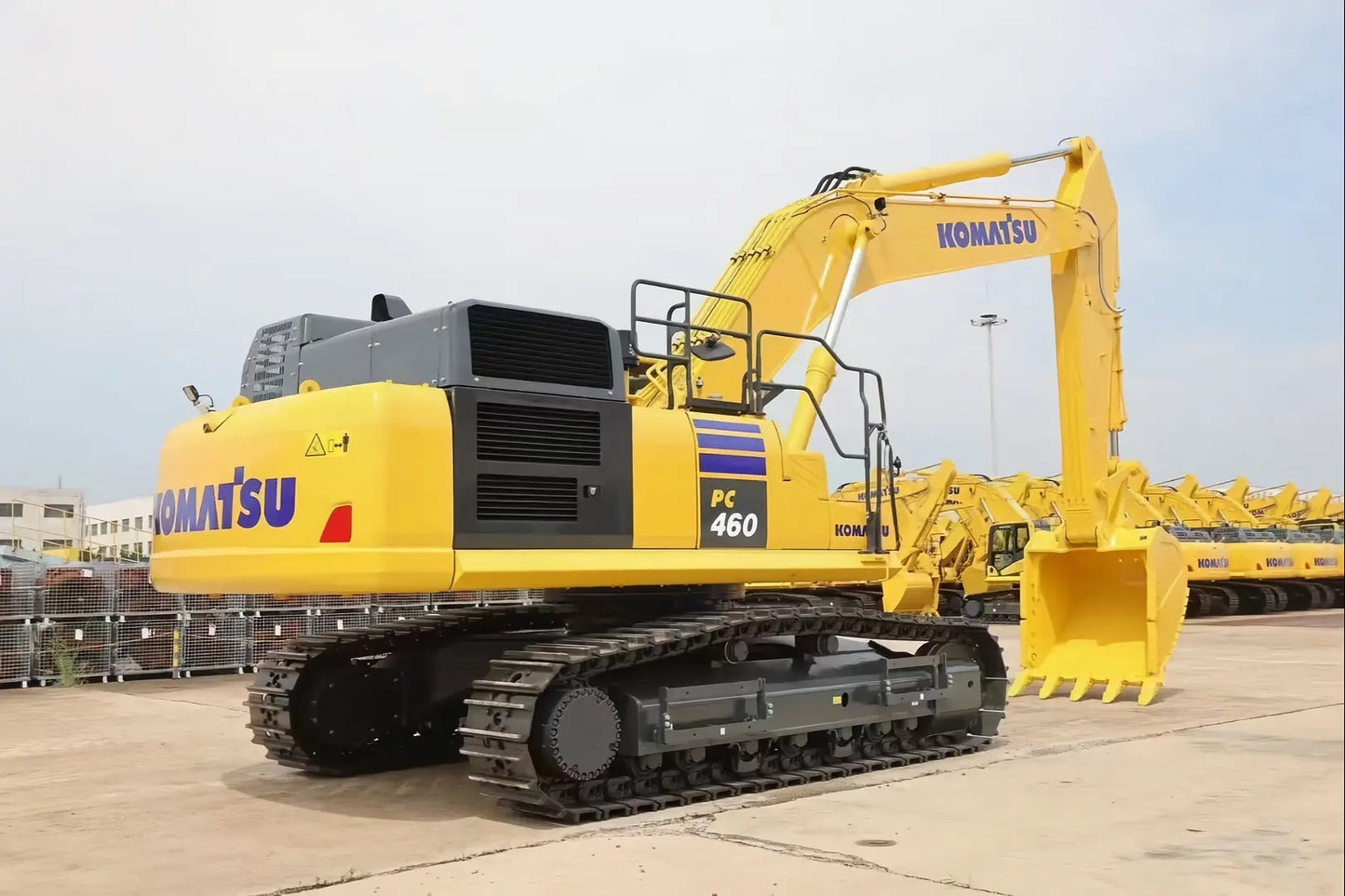 New Komatsu PC460-11M0 Excavator for Sale rear side view