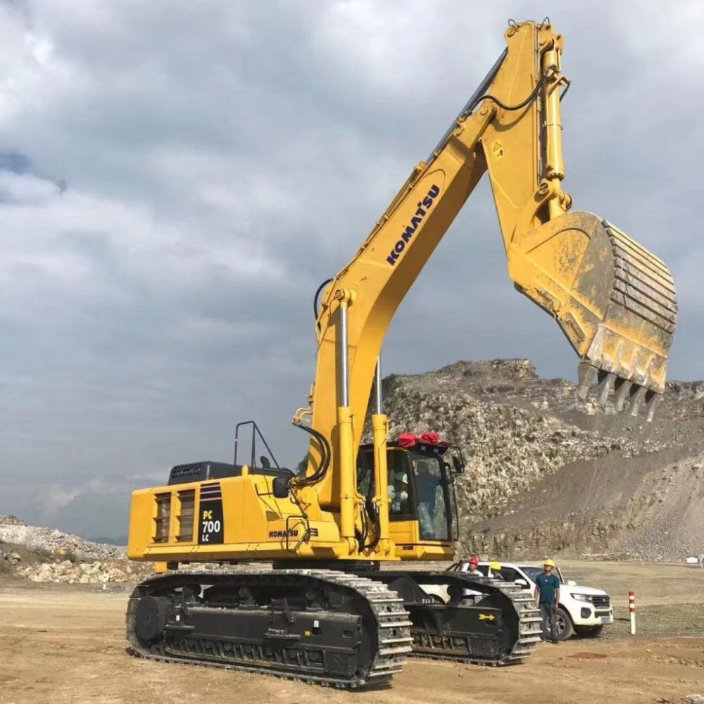 Used Komatsu PC700LC Excavator for Sale side view