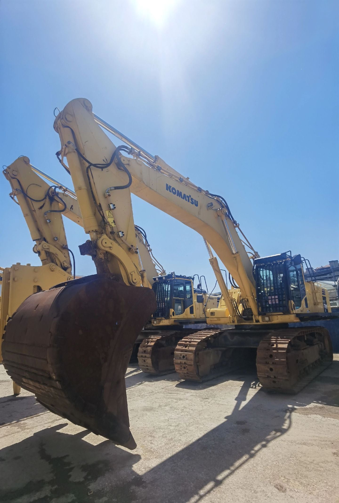 Used Komatsu PC700LC Excavator for Sale detail view