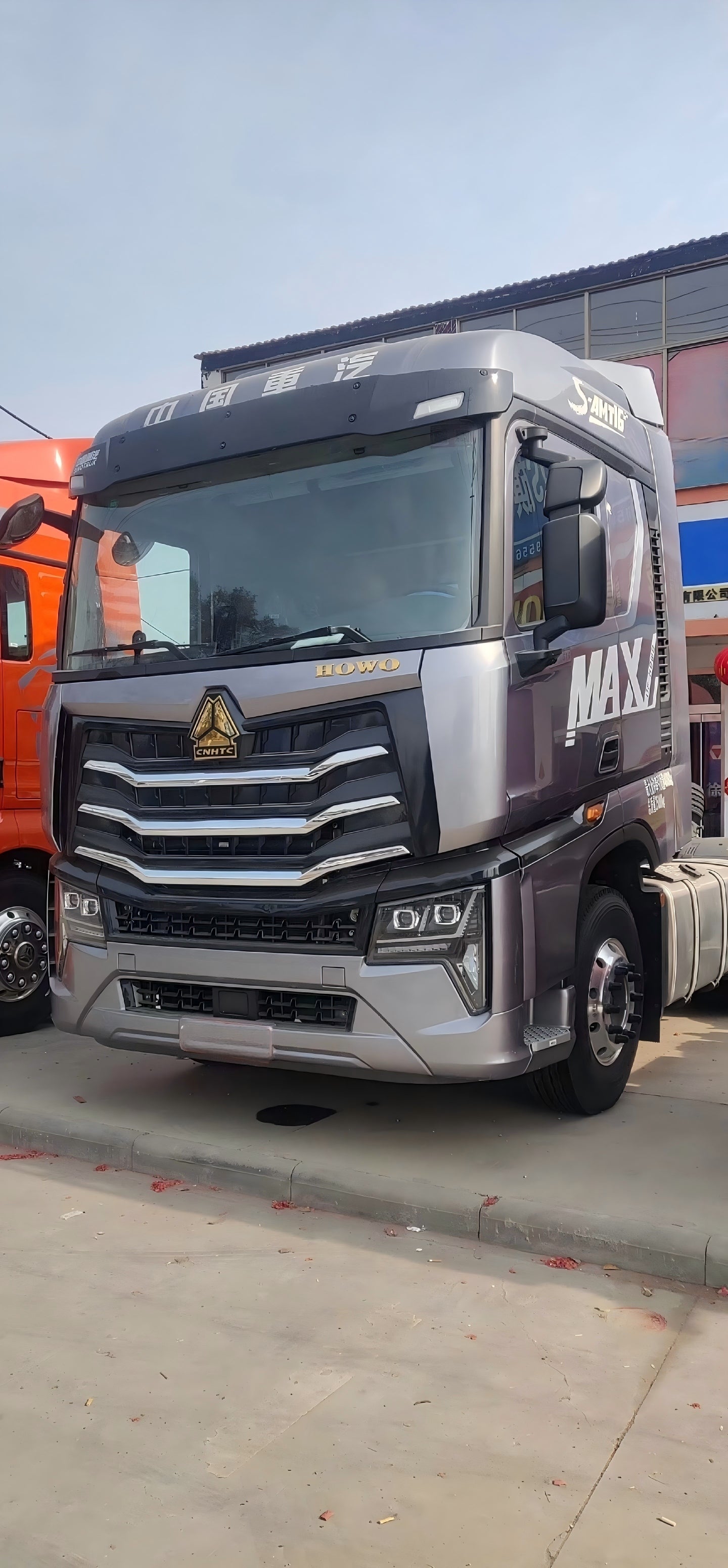 New Howo 500HP Truck Chassis for Sale rear side view