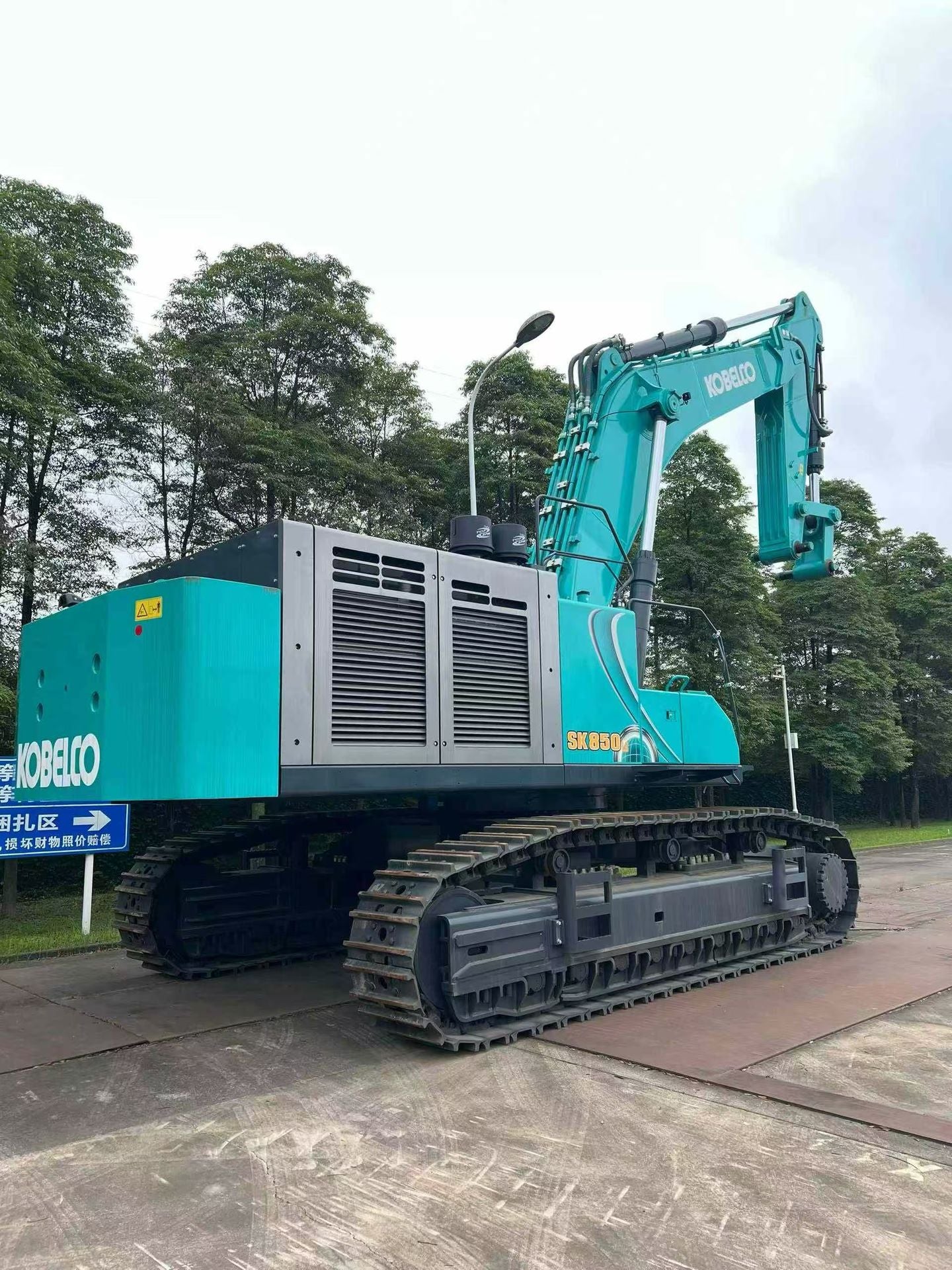 New Kobelco SK850LC-10 Excavator for Sale rear side view