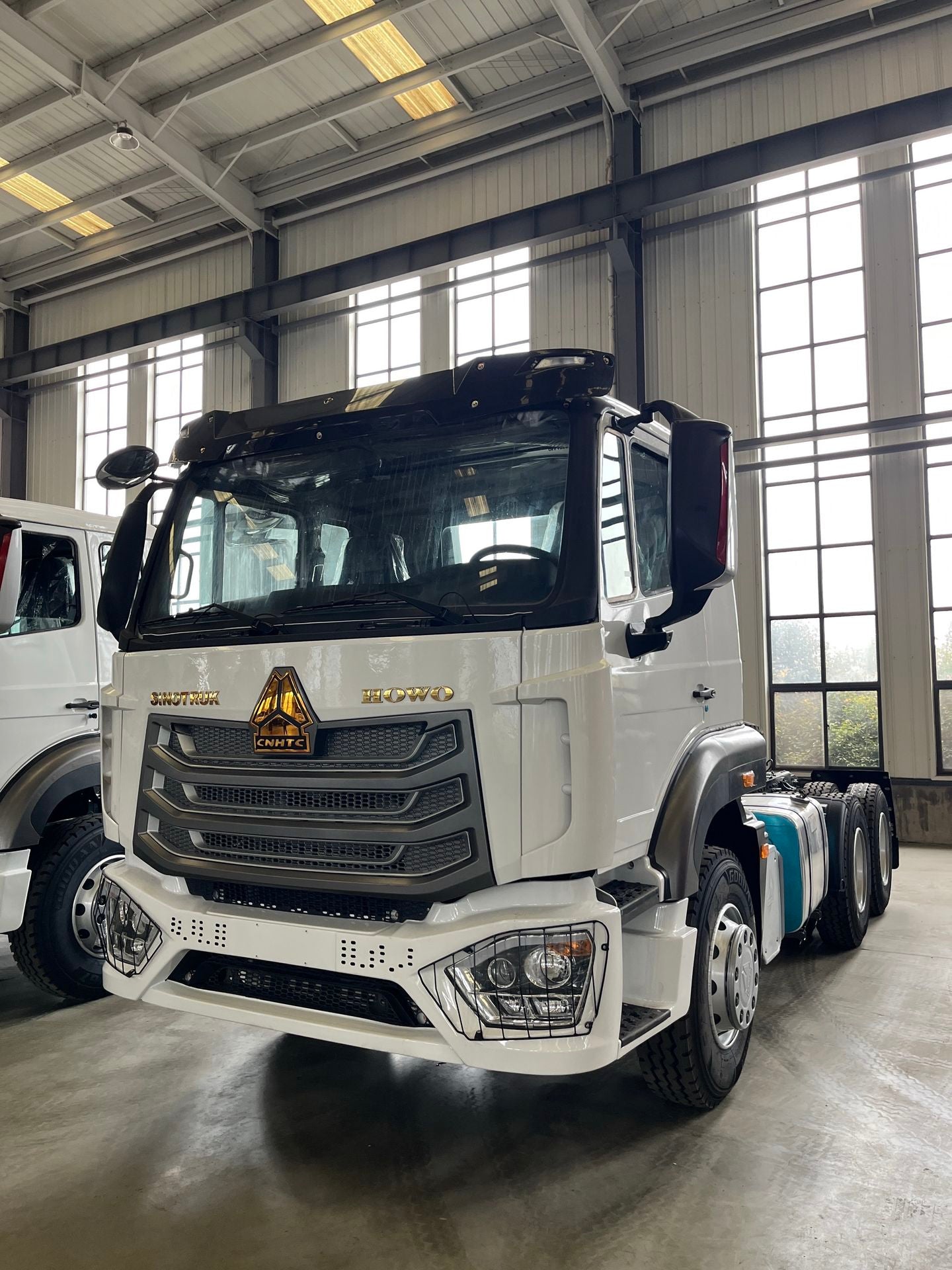 New Howo 371HP Truck Chassis for Sale rear side view