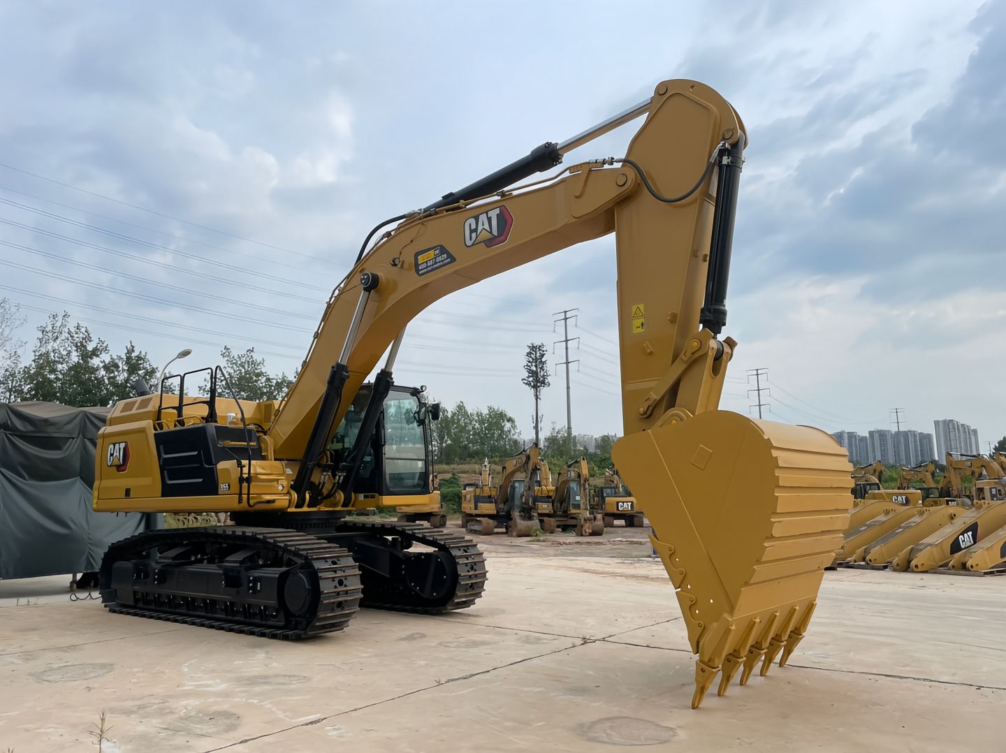 New Caterpillar 355VG Excavator for Sale detail view