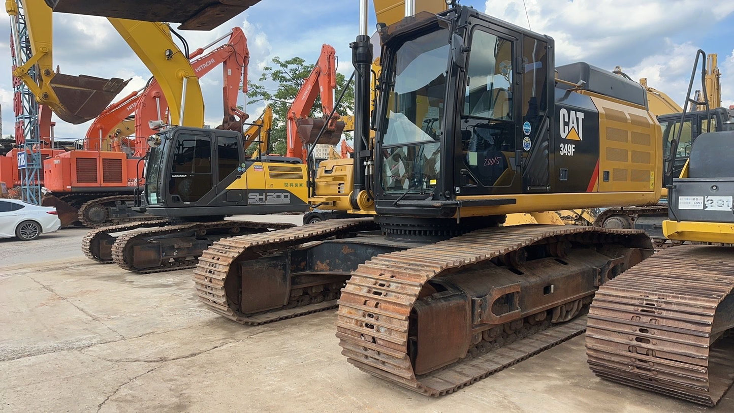 Used Caterpillar 349F Excavator for Sale front view