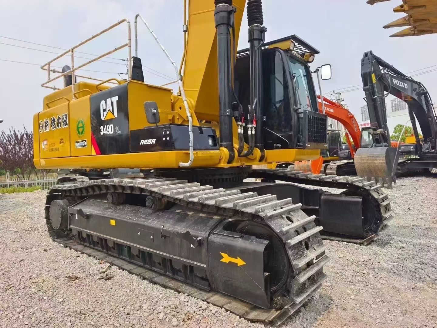 Used Caterpillar 349D2L Excavator for Sale front view