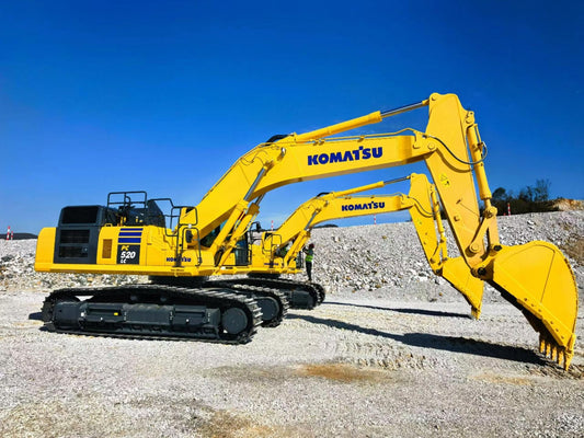 Used Komatsu PC520LC Excavator for Sale rear side view