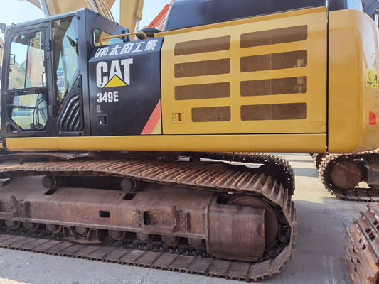 Used Caterpillar 349EL Excavator for Sale rear side view