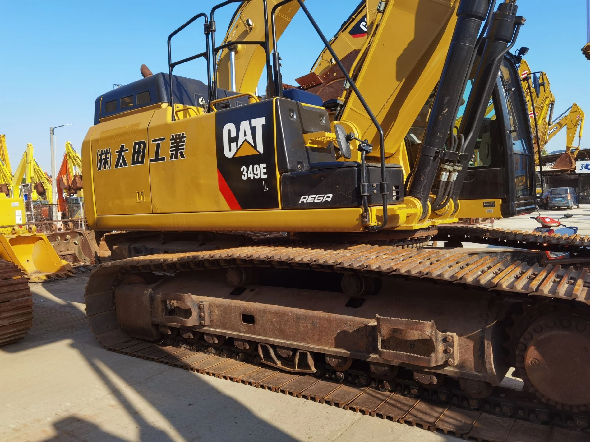 Used Caterpillar 349EL Excavator for Sale front view