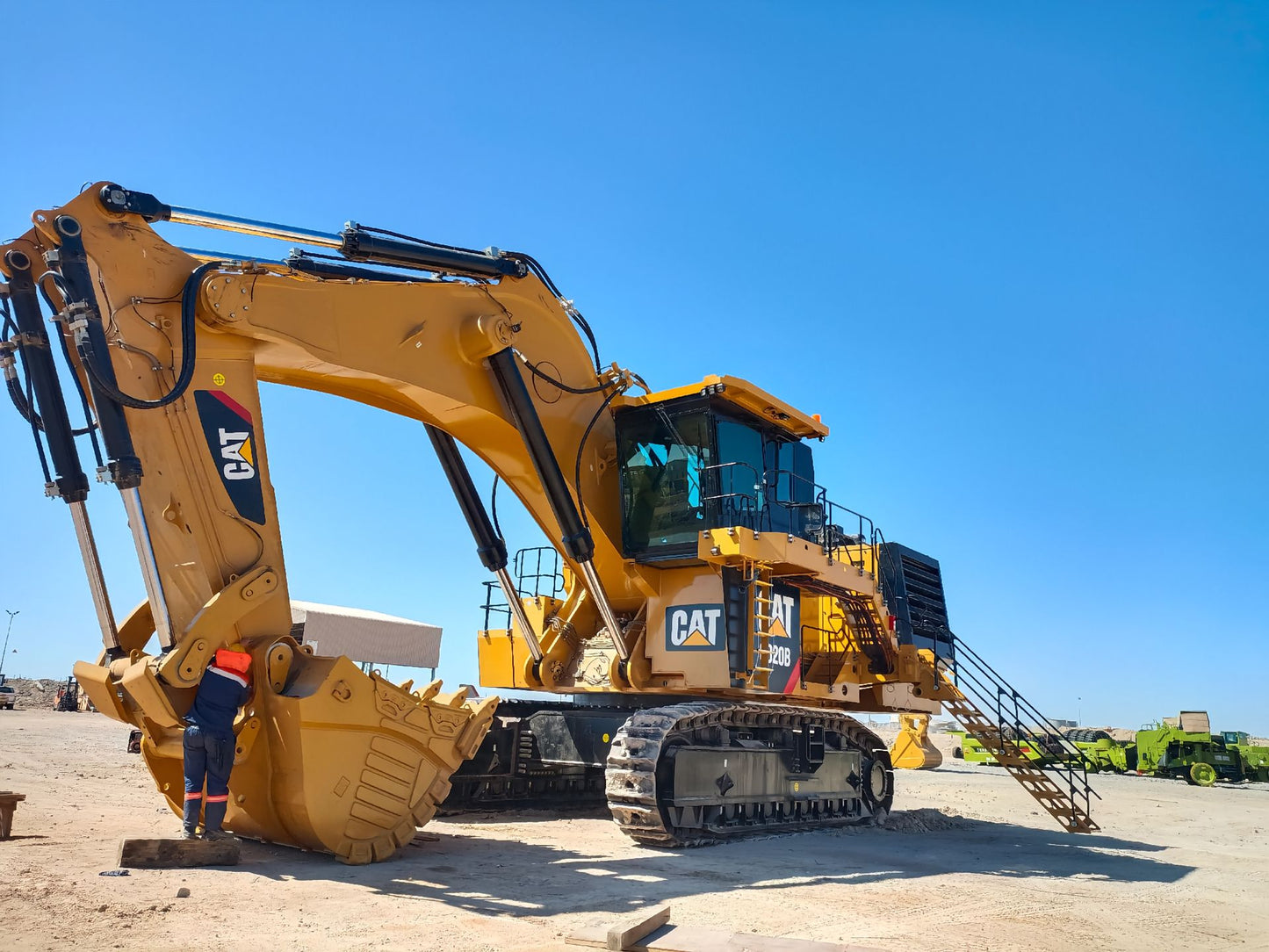 Used Caterpillar 6020B Backhoe Loader for Sale detail view