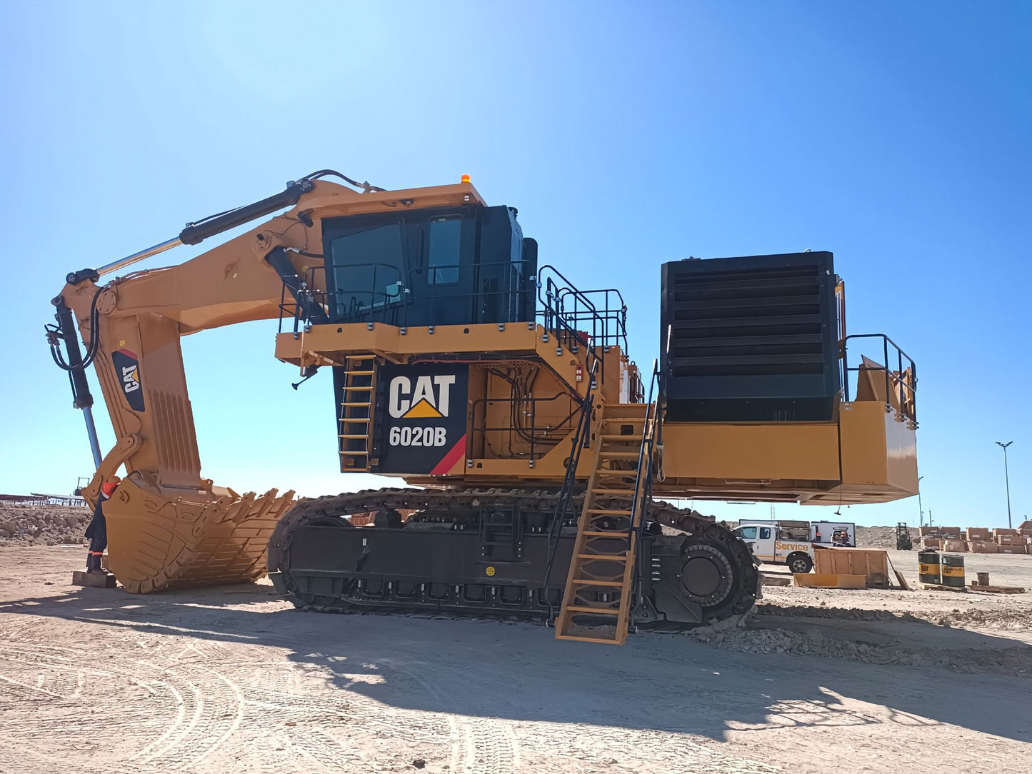 Used Caterpillar 6020B Backhoe Loader for Sale detail view