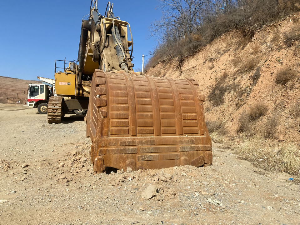 Used Caterpillar 6018 Backhoe Loader for Sale front view