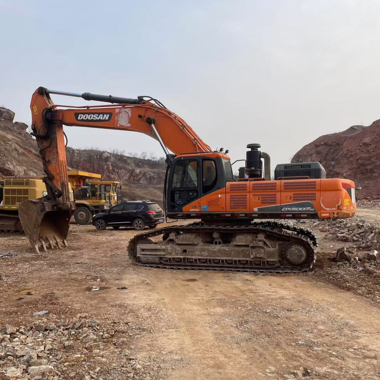 Used Doosan DX500LC-9C Excavator for Sale side view