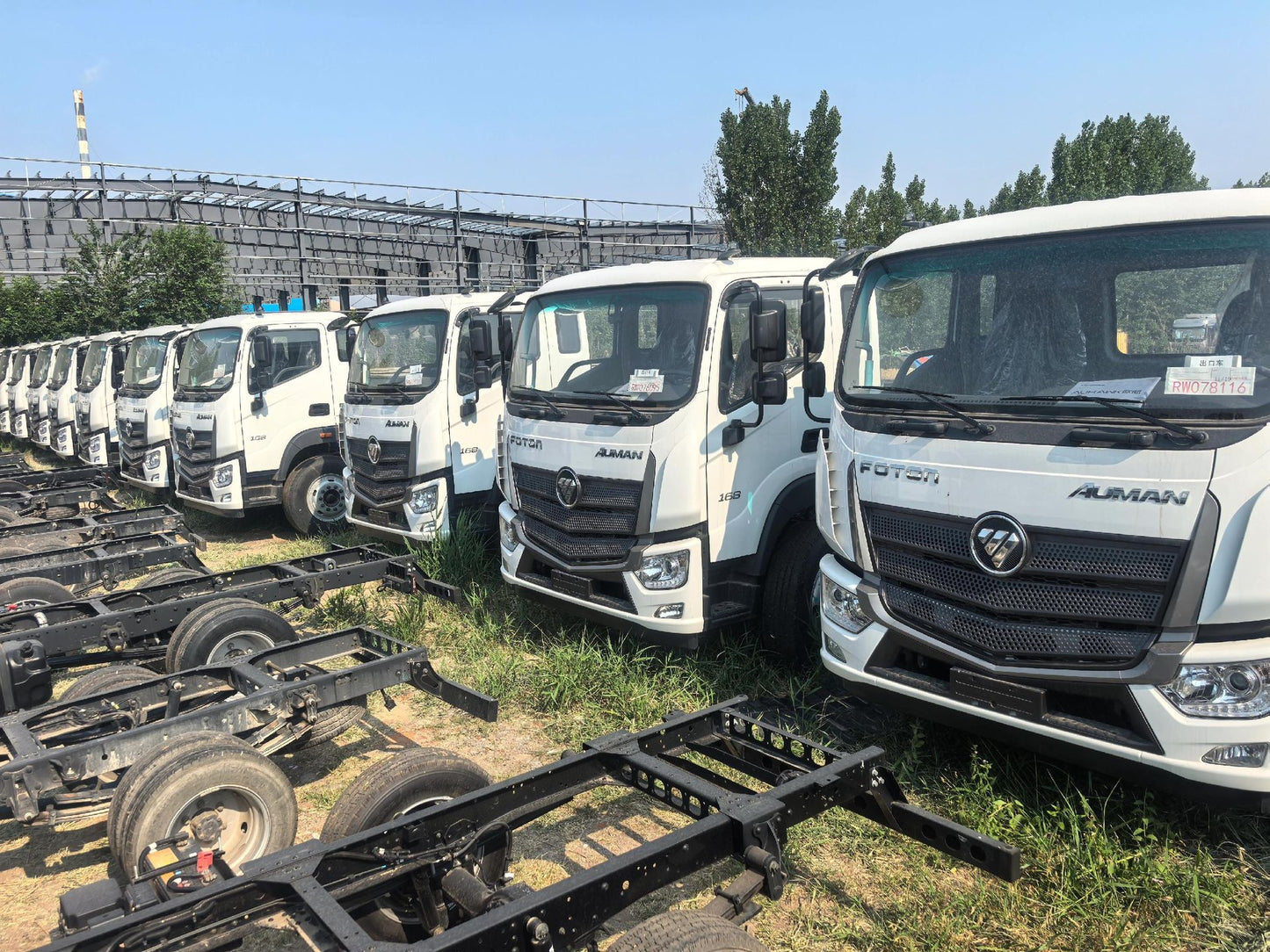 New Foton 170HP Truck Chassis for Sale detail view