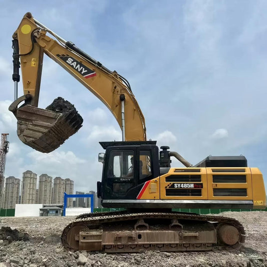 Used Sany 485H Excavator for Sale side view