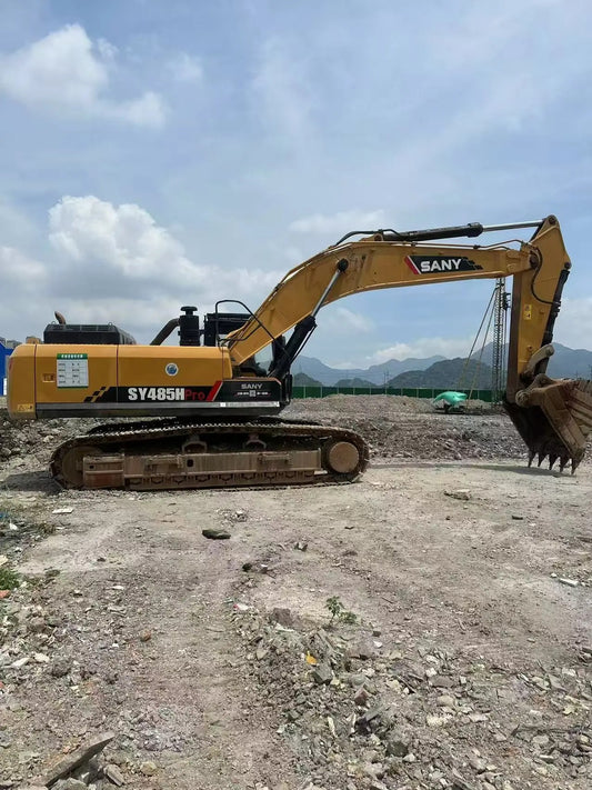 Used Sany 485H Excavator for Sale rear side view