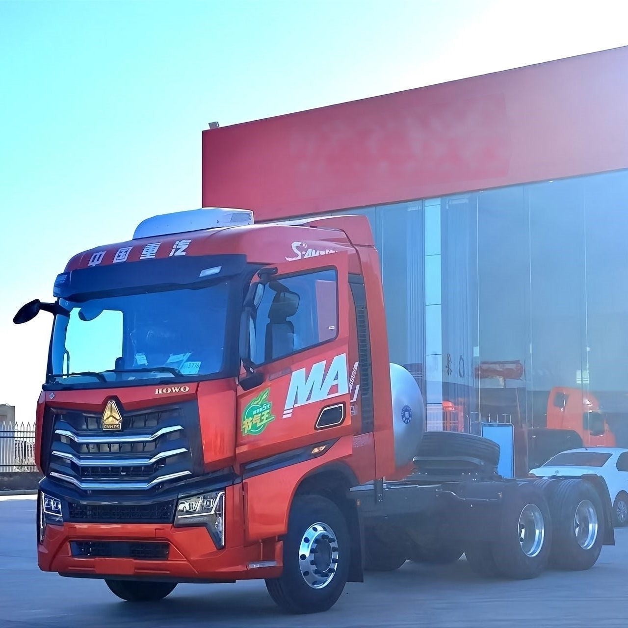 New Howo 530HP Truck Chassis for Sale side view