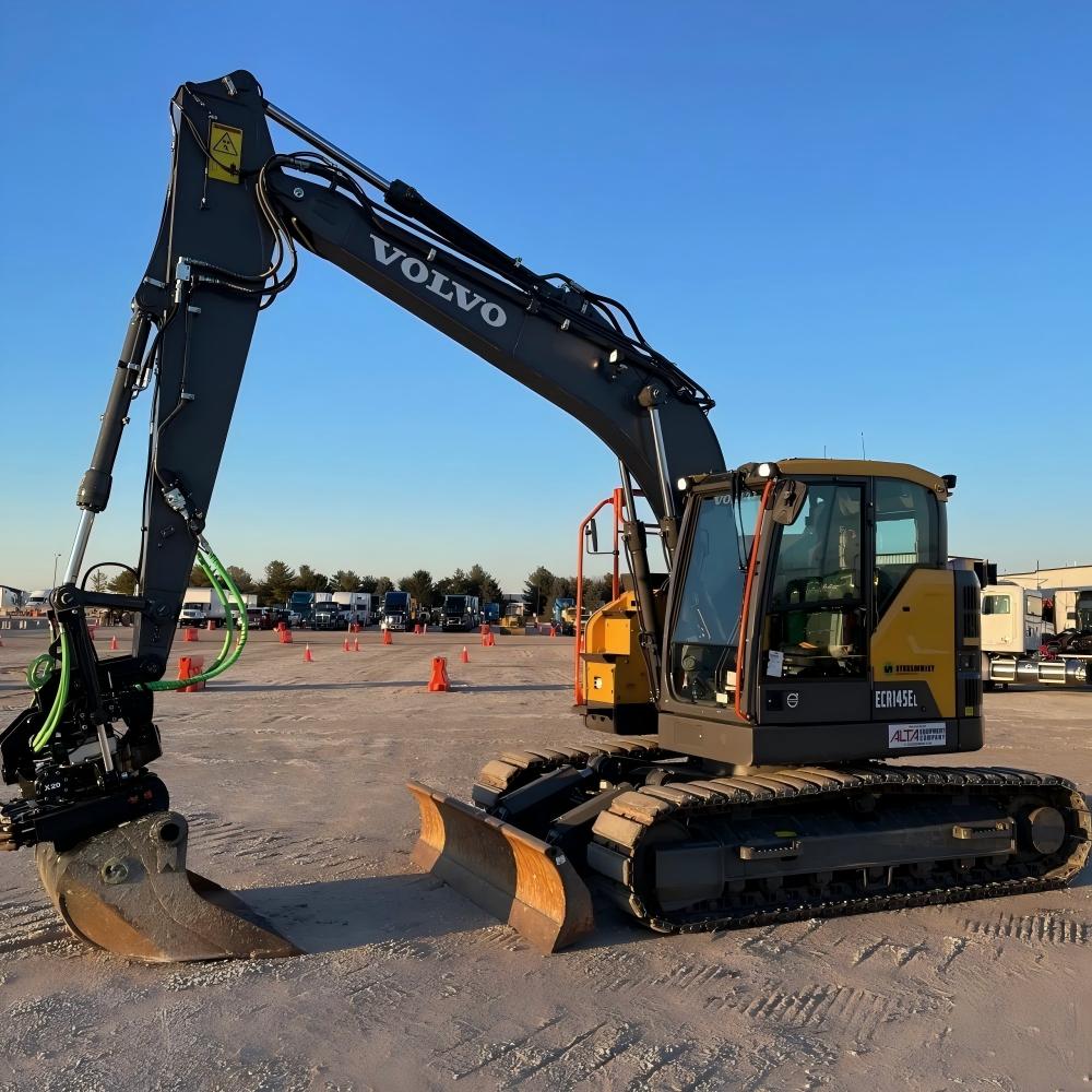 Used Volvo ECR145 Excavator for Sale side view