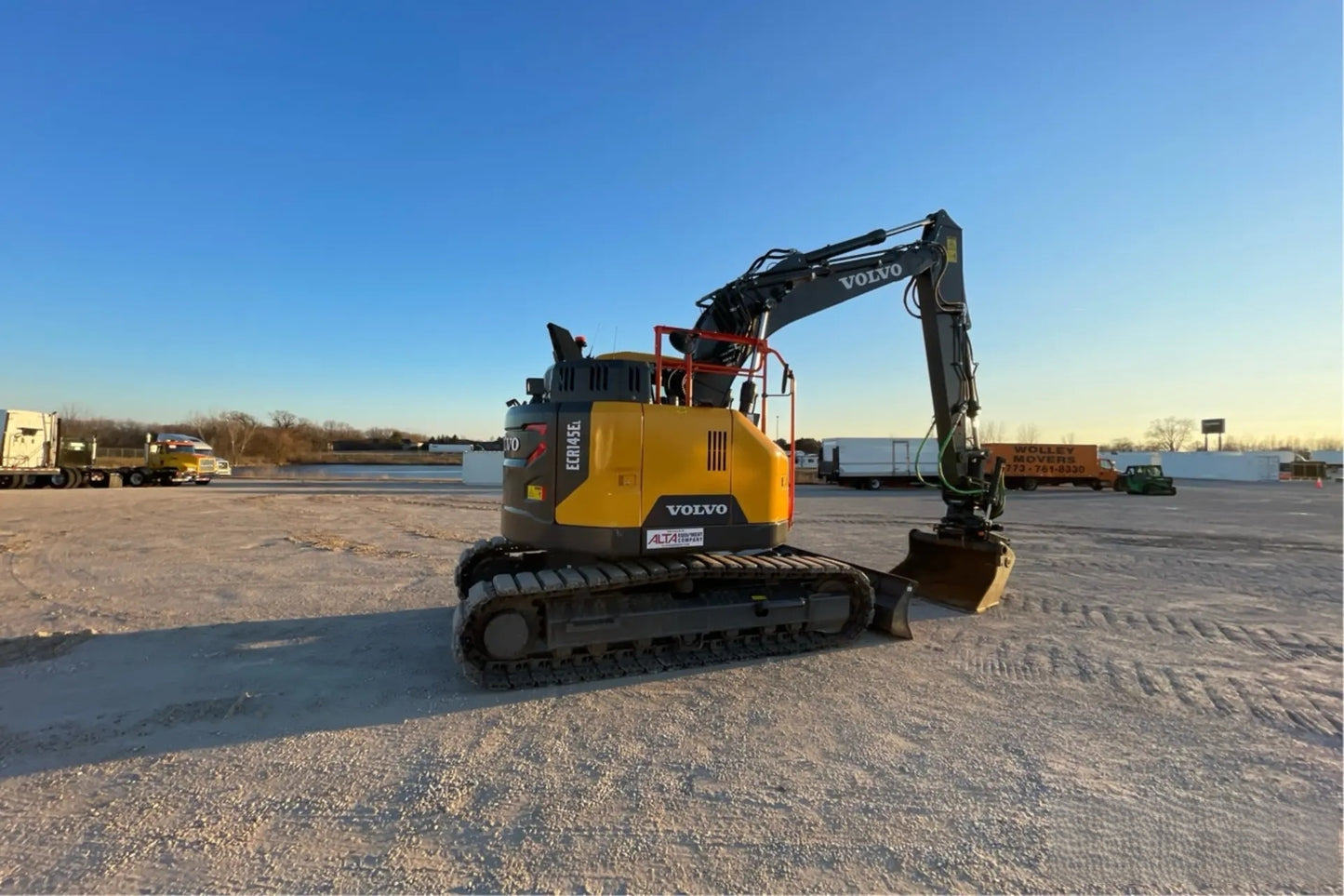 Used Volvo ECR145 Excavator for Sale front view