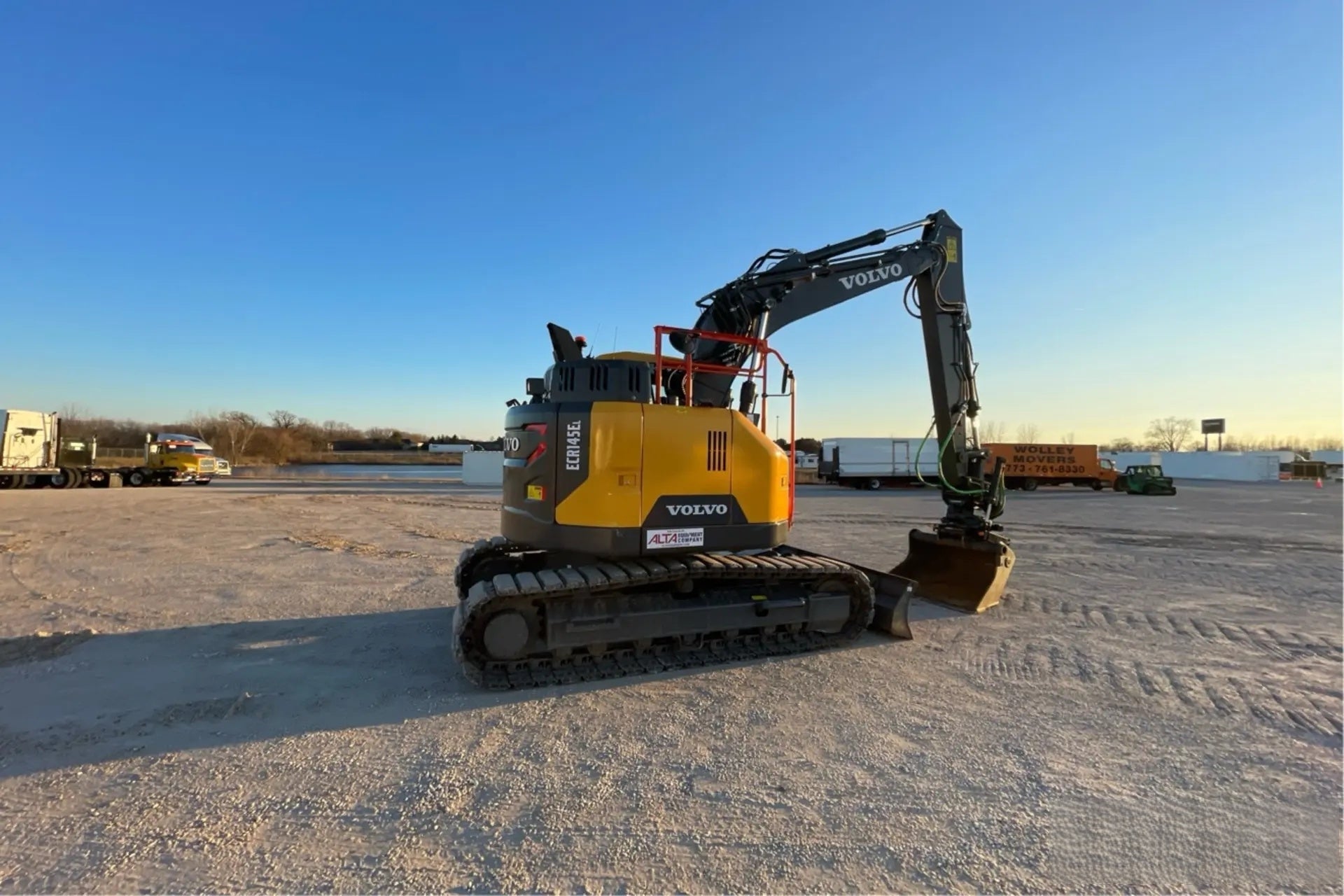 Used Volvo ECR145 Excavator for Sale front view
