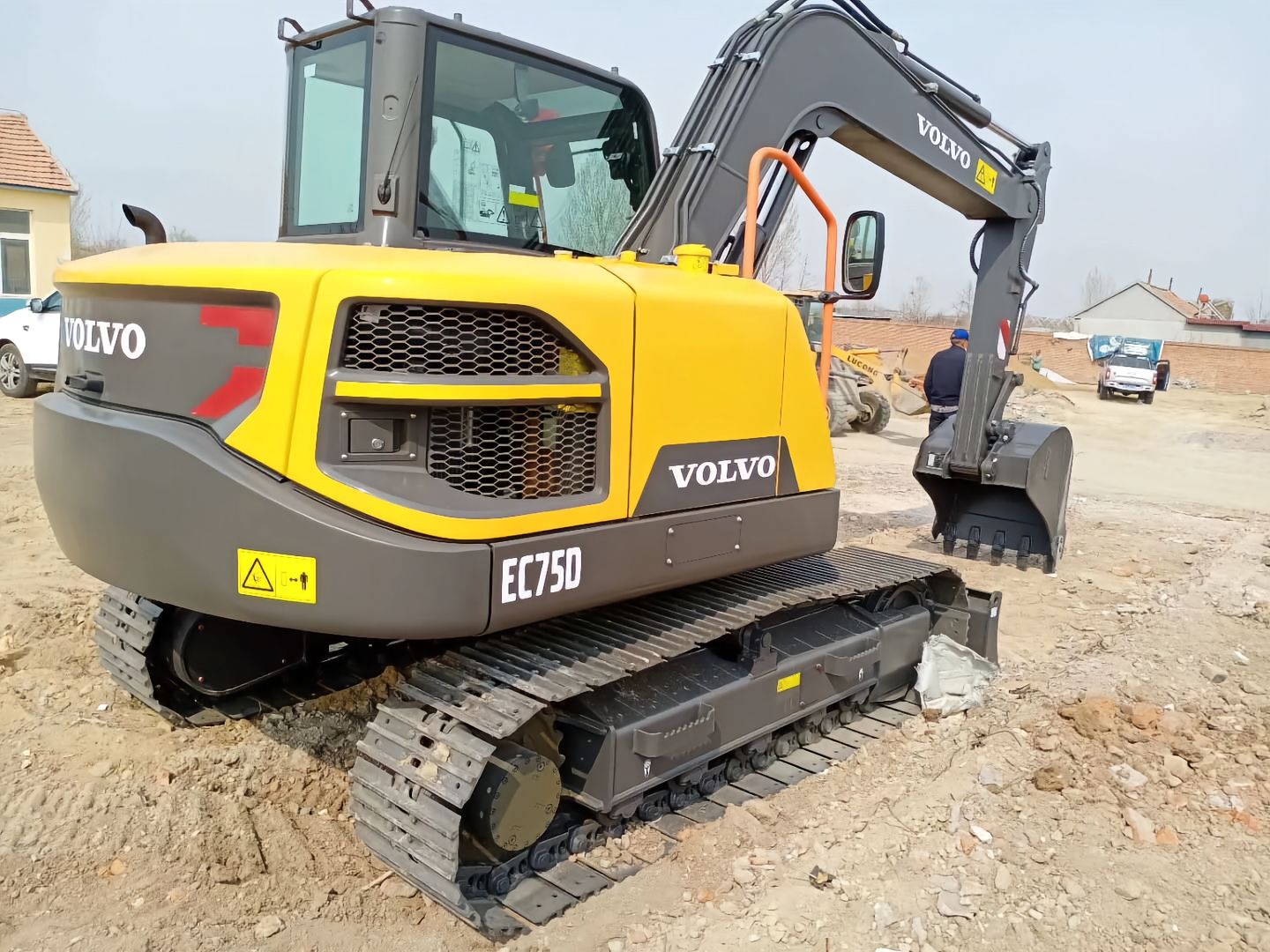 Used Volvo EC75D Excavator for Sale detail view