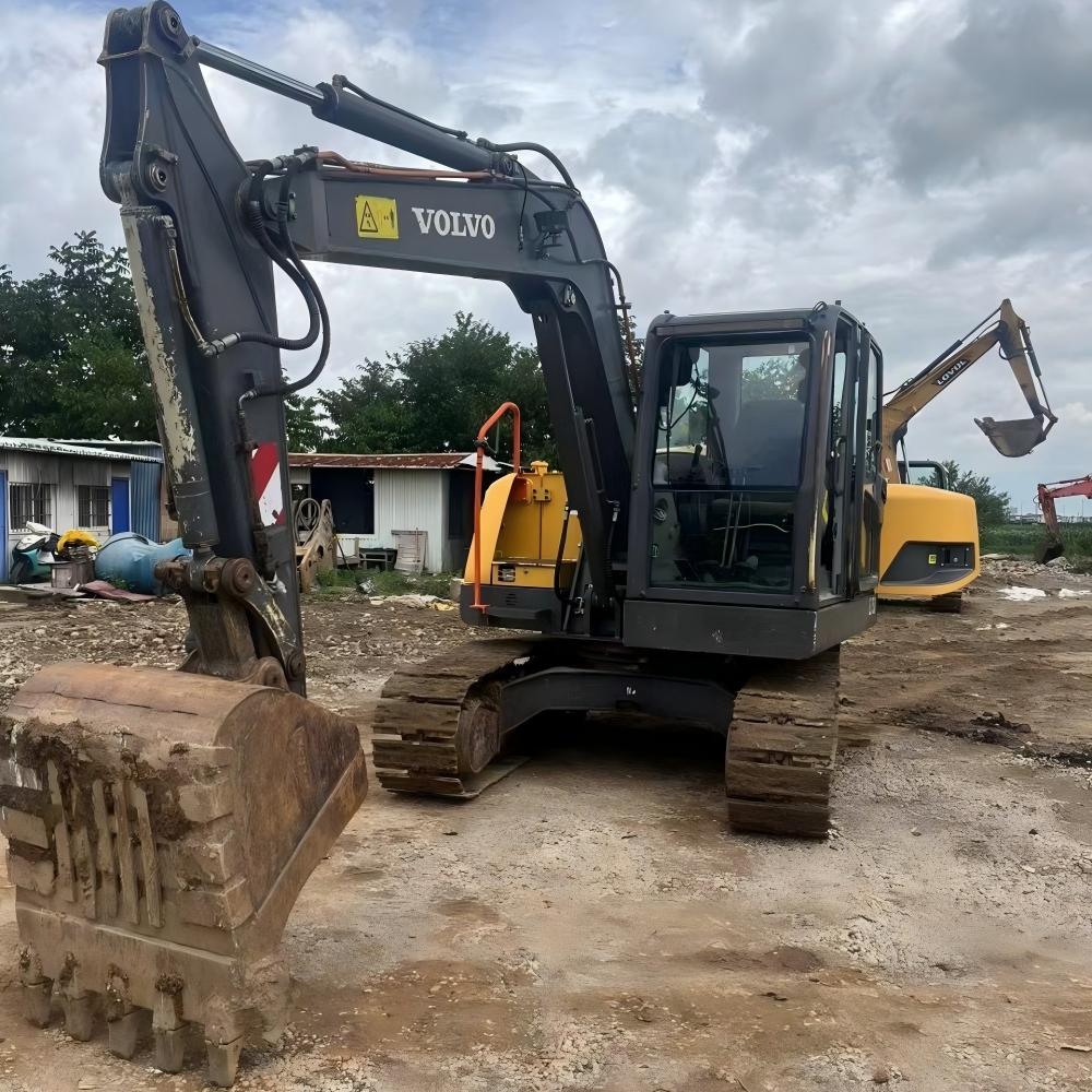 Used Volvo EC75D Excavator for Sale rear side view