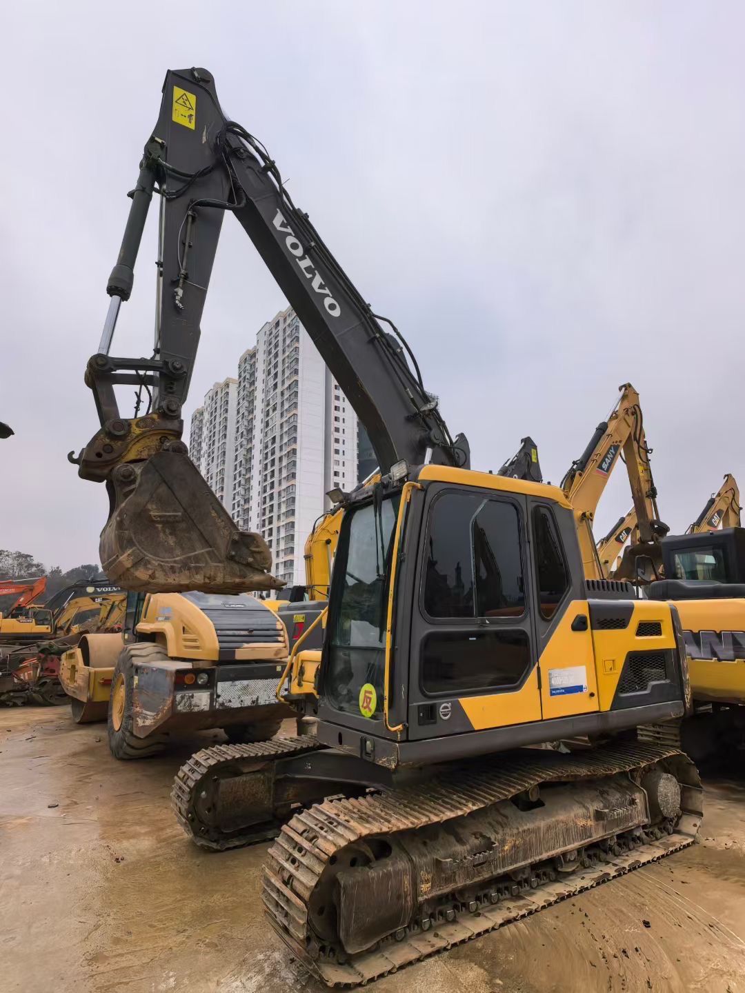 Used Volvo EC120D Excavator for Sale front view