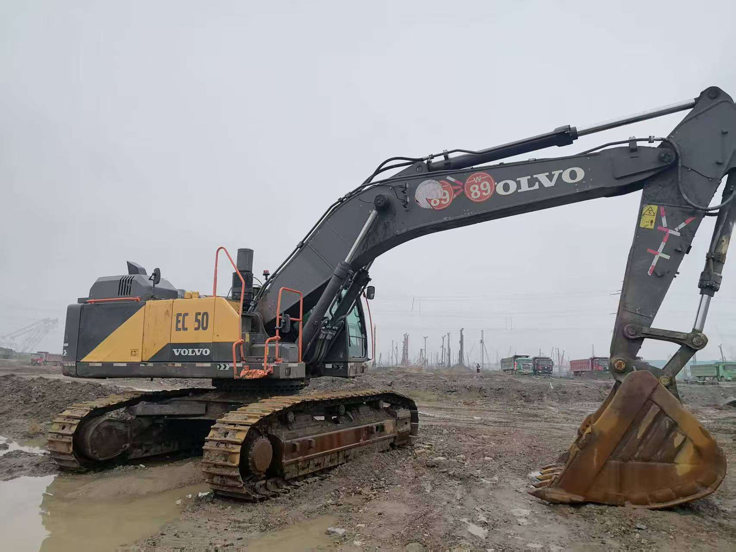 Used Volvo EC550 Excavator for Sale front view