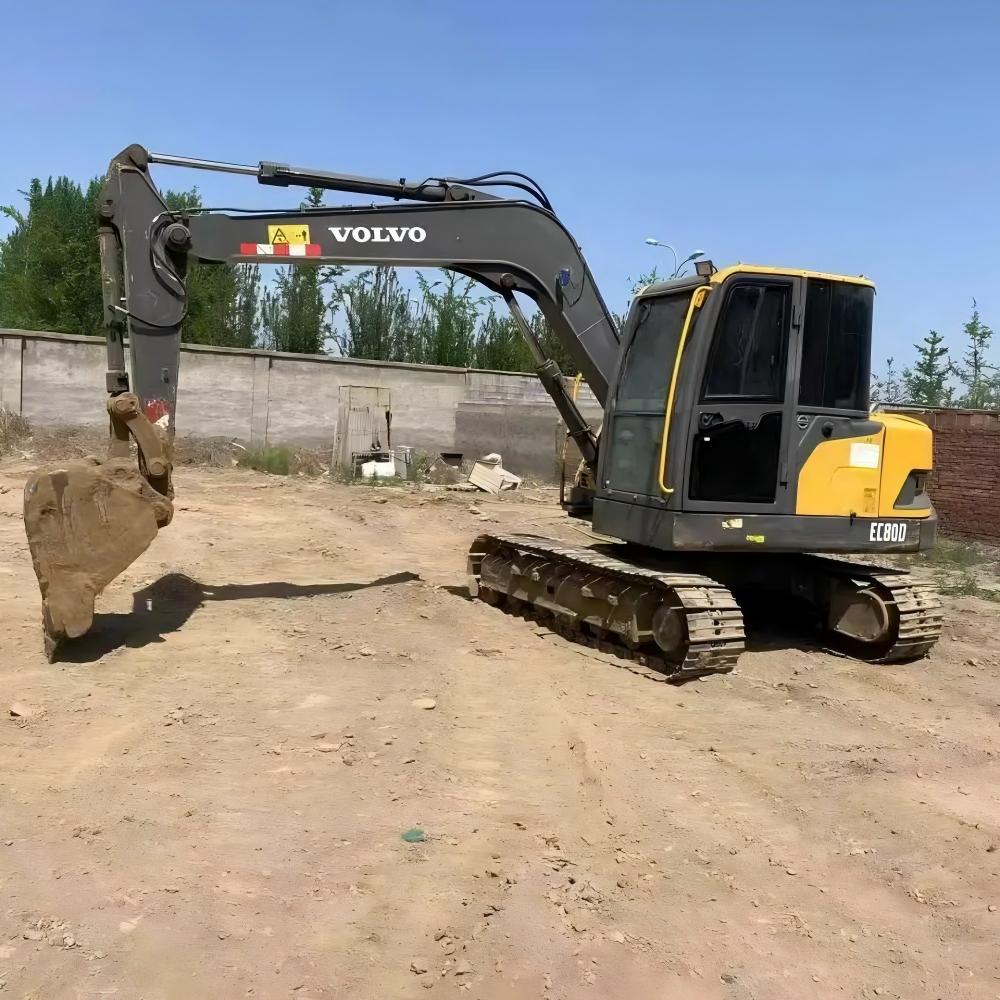 Used Volvo EC80D Excavator for Sale side view